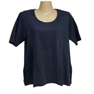 Chico's Tshirt True Colors Tees Women's Size L‎ Black